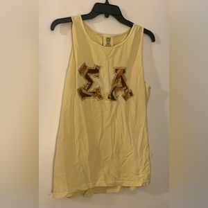 Sigma Alpha Greek Letters Tank